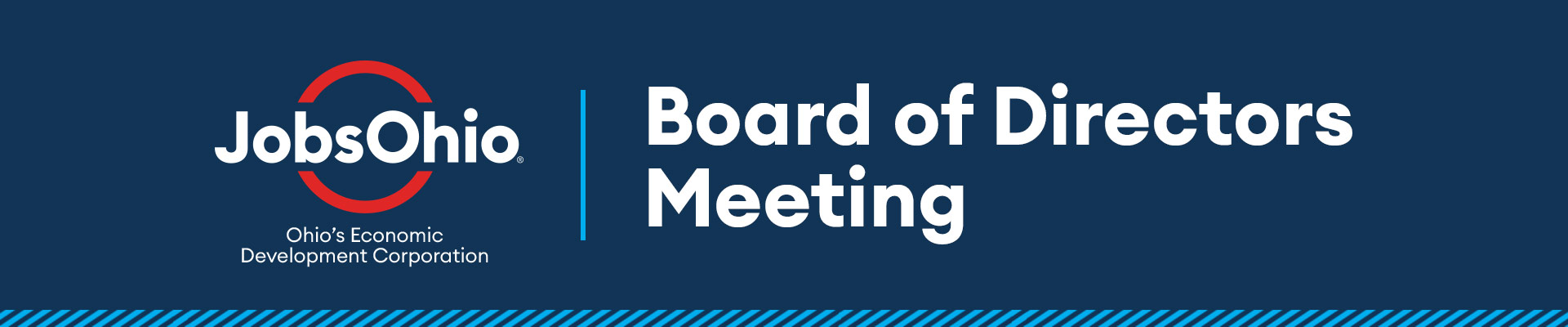 JobsOhio | Board of Directors Meeting | Q3 2022: September 16, 2022